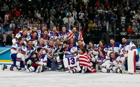 Johnny Gaudreau’s children brought onto ice after Team USA’s sudden‑death win over Canada