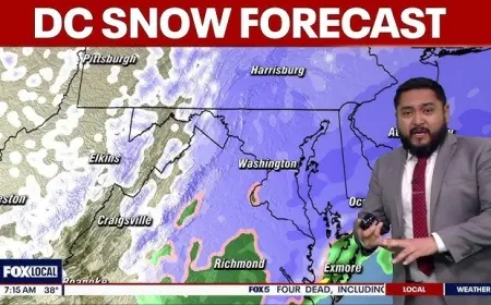 DC Weather Update: Washington DC Weather and Baltimore Weather Outlook (February 23, 2026 – ET)