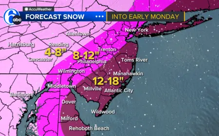 Wnep School Closings, wnep school closings: Blizzard Warning Intensifies in Philadelphia Region