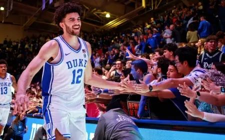 Duke Vs Michigan — Cameron Boozer, No. 3 Duke knock off No. 1 Michigan