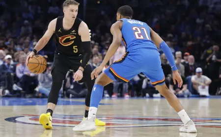 Cavaliers Vs Thunder: cavaliers vs thunder player grades after Sam Merrill’s best efforts aren’t enough