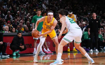 Celtics Vs Lakers: Standings Showdown as Boston (36-19) Takes the Road Test in Game #56