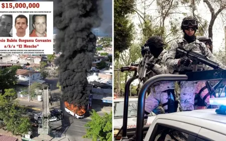 Mexico: 'El Mencho' killed in special forces operation, triggering cartel reprisals