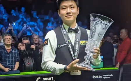 Zhao Xintong Wins 2026 Players Championship — Beats John Higgins 10-7 in Telford Final