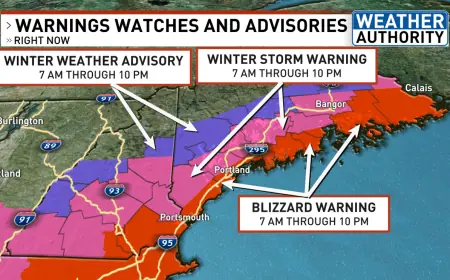 Power Outage Near Me: Nor’easter to Bring Blizzard Conditions, Coastal Flooding and Local Outage Threats in Maine