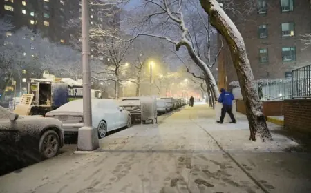 New York Weather Update: Snow Storm Weather Forecast NYC Points to Fresh Accumulation