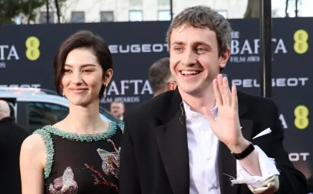 Gracie Abrams and Paul Mescal Go Red Carpet Official at BAFTAs