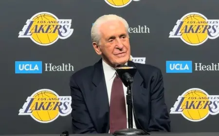 Pat Riley Honored as Lakers Legends Kareem Abdul-Jabbar and Magic Johnson Celebrate His Legacy