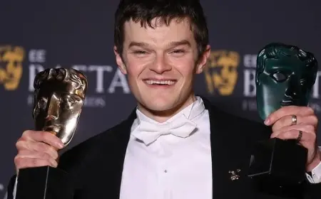 Robert Aramayo Draws Attention at BAFTA Film Awards as Hamnet and “One Battle After Another” Spark Buzz
