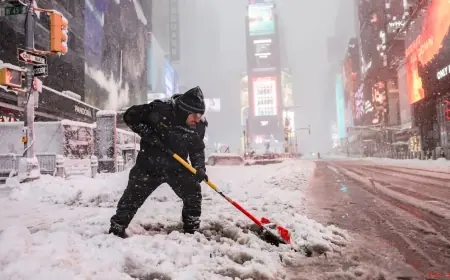 New York Hit by 'Near Impossible' Travel, Road Bans and Massive Outages as Northeast Blizzard Forces Millions Indoors