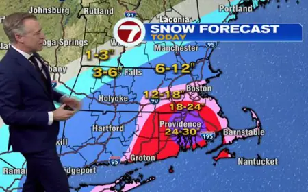 Eversource Outage Map: Who Feels the Immediate Impact as a Nor’easter Delivers Blizzard Conditions Across Massachusetts