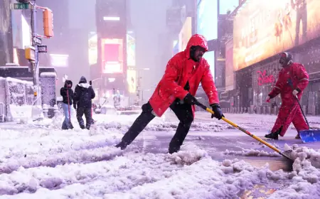 Lirr and the Blizzard Aftermath: Northeast U.S. Digs Out from a Historic Bomb Cyclone That Disrupted Flights and Canceled School