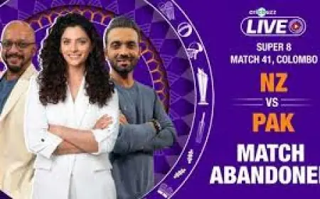 Cricket Scores — New Zealand vs Pakistan delayed by heavy rain in Colombo