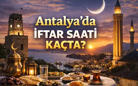 Iftar in Antalya on 24 Şubat: on sekiz elli üçte Evening Call Sets the Pace