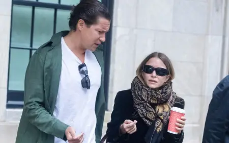 Mary-Kate Olsen Sparks Romance Rumors in Rare NYC Outing With Art Dealer Vito Schnabel