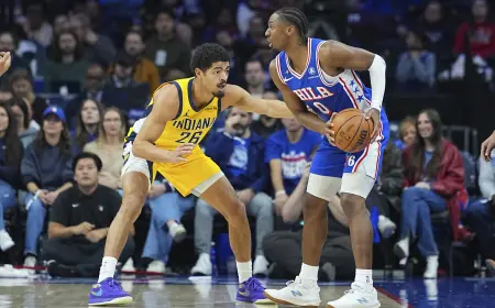 76ers Vs Pacers: Embiid Questionable as Philadelphia Closes Road Trip in Indiana