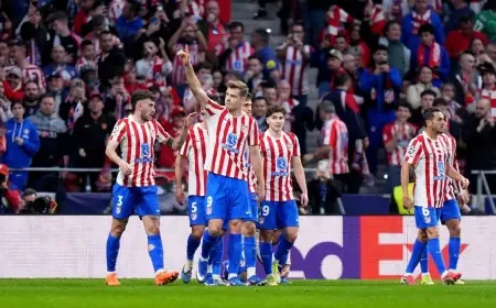 Atlético Madrid - Club Brujas: Sorloth hat-trick sends Atleti into Champions League Round of 16