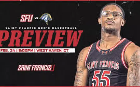 New Haven Basketball Looms Large for Saint Francis Fans as Red Flash Start Final Road Swing