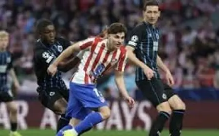 Atlético Madrid Vs Club Brugge — atlético madrid vs club brugge: Sorloth hat-trick seals last-16 spot