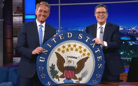 Jeff Flake Reclaims Senate Rug in Five-Figure Auction Win After Late-Night Bit