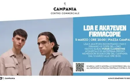 LDA and AKA7even Perform Live from Sanremo to Campania on March 5