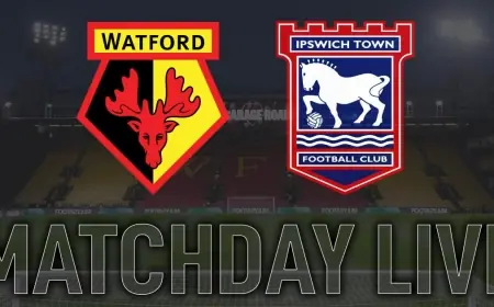 Watford Vs Ipswich Town: Match wrap as Town win 2-0 at Vicarage Road