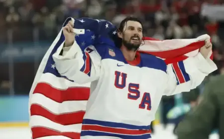 President Trump Honors USA Men’s Hockey Hero with Prestigious Award