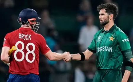 Pakistan Vs England: Brook century drives England into T20 World Cup semi-finals
