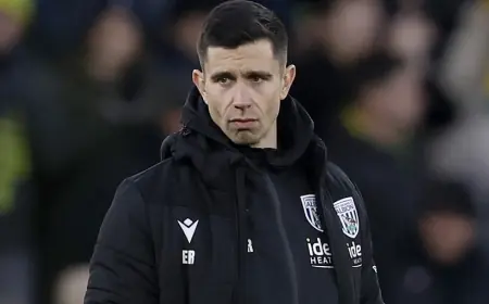 West Brom club statement: west brom part company with Eric Ramsay