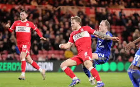 Middlesbrough Vs Leicester City — Match report and Tuesday previews