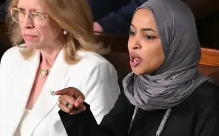 Ilhan Omar and Trump Clash Over Immigration, Fraud at State of the Union