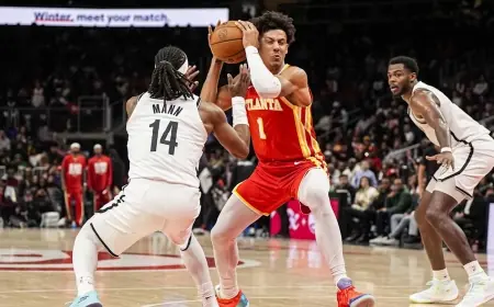 Wizards Vs Hawks: Jalen Johnson Ruled Out With Left Hip Flexor