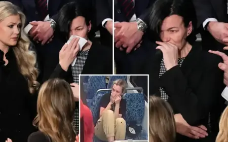 Ukrainian Refugee’s Mother Emotional at 2026 State of the Union Address