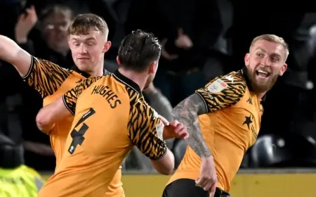 Hull City Vs Derby County: Egan and Koumas Secure a Frenetic 4-2 Home Win