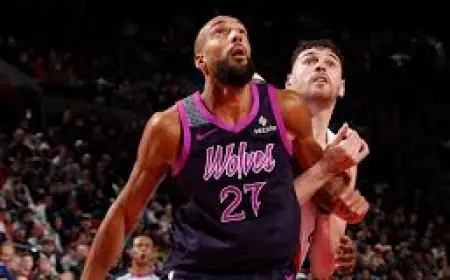 Timberwolves Vs Trail Blazers: timberwolves vs trail blazers finish 124-121 in Portland
