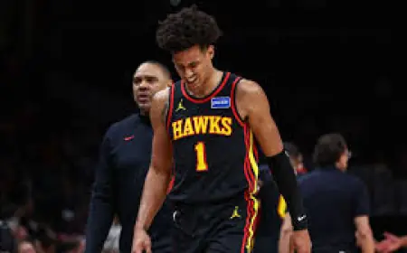 Wizards Vs Hawks — wizards vs hawks: Hawks' Jalen Johnson exits with left hip flexor injury