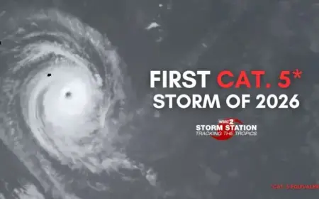 Record-Breaking Category 5 Storm Develops in Indian Ocean for 2026