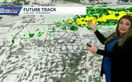Forecast: Milder Days Ahead for Alabama, But Strong Thursday Storms Loom After Cloudy, Breezy Wednesday