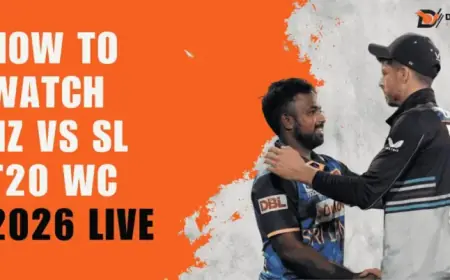 Stream New Zealand vs Sri Lanka T20 WC 2026 Live: A Complete Guide