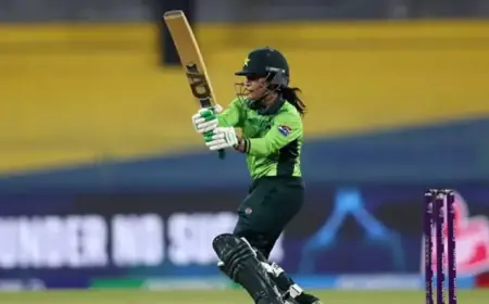 ICC Reprimands Pakistan’s Sidra Amin for Code of Conduct Violation