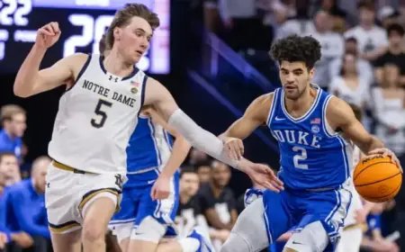 Duke Dominates: Notre Dame Suffers Historic 100-56 Loss