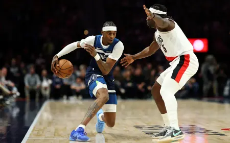 Timberwolves Vs Trail Blazers: Edwards' 34 Fuels 124-121 Win in Tight, Physical Game