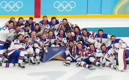 US men’s hockey controversy intersects with Presidential Medal of Freedom debate as Connor Hellebuyck and Jack Hughes draw attention