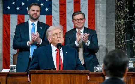 Fact checks, polls and partisan reaction after Trump State Of The Union
