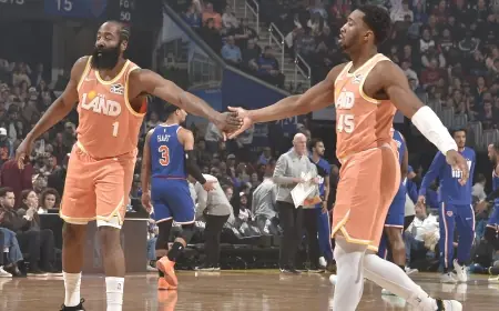 James Harden, Donovan Mitchell Spark Cavs to 109-94 Win over Knicks