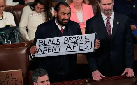 Al Green congressman sparks moment at State of the Union with Social Security sign
