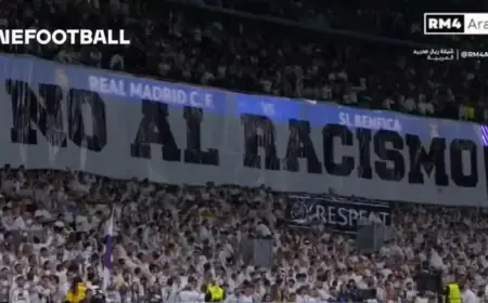 Real Fans Display Banner Following Vini Jr.’s Allegation