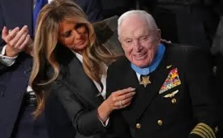 State of the Union Medal ceremonies reshape recognition for veterans — Eric Slover and a 100-year-old Navy captain take the spotlight