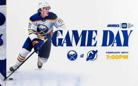 Sabres Vs Devils Preview: How to Watch, Lineup Notes and Storylines