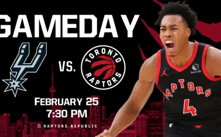 Spurs Face Raptors: February 25th Game Preview